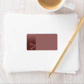 Étiquette de adresse de beauté asiatique (En situation)