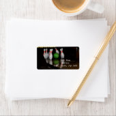 Étiquette de adresse de bowling (En situation)