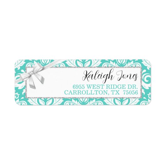 Étiquette de adresse de Bride and Co. (Devant)