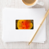 Étiquette de adresse de Californie (En situation)