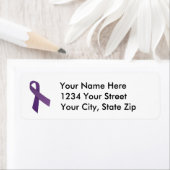 Étiquette de adresse de cancer pancréatique person (En situation)