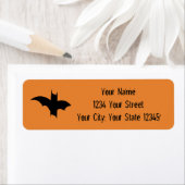 Étiquette de adresse de chaume (En situation)