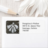 Étiquette de adresse de coque de paille (En situation)