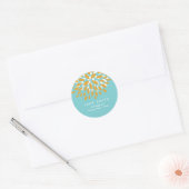 étiquette de adresse de coup de soleil (Enveloppe)