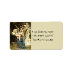 Étiquette de adresse de cru de Mary de sérénade