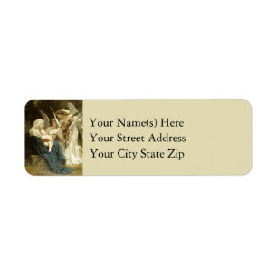 Étiquette de adresse de cru de Mary de sérénade