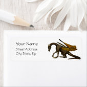 Étiquette de adresse de dragon (En situation)