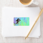 Étiquette de adresse de dragon (En situation)