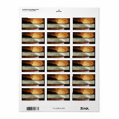 Étiquette de adresse de fabrication et de soudage  (Feuille entière)