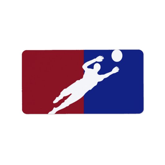 Étiquette de adresse de football (Devant)