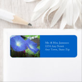 Étiquette de adresse de gloire du matin (En situation)