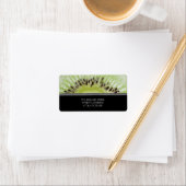 Étiquette de adresse de Kiwi (En situation)