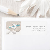 Étiquette de adresse de la fête d'anniversaire de  (En situation)