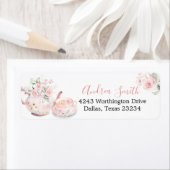 Étiquette de adresse de la Fête des mariées à thé  (En situation)