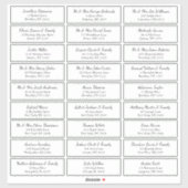 Étiquette de adresse de la frontière verte de l'in (Feuille)