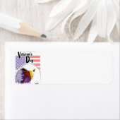 Étiquette de adresse de la Journée des vétérans (En situation)