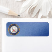 Étiquette de adresse de la marine américaine (En situation)