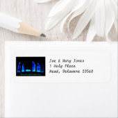 Étiquette de adresse de la nativité (En situation)