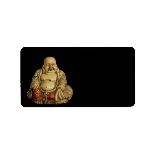 Étiquette de adresse de la statue de Bouddha (Devant)