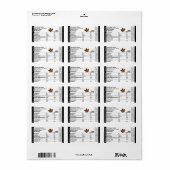 Étiquette de adresse de la valeur nutritive avec f (Feuille entière)