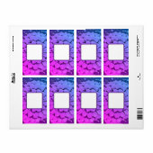 Étiquette de adresse DE L'ART ET DE LA CONCEPTION (Feuille entière)