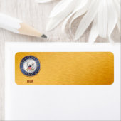 Étiquette de adresse de maman de la marine américa (En situation)