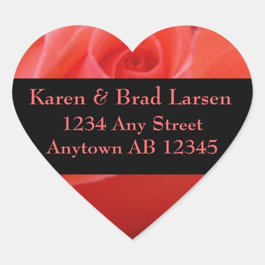 Étiquette de adresse de Mariage rose blanc (Devant)