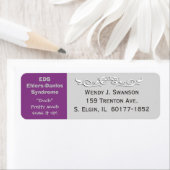 Étiquette de adresse de messagerie EDS Ehlers-Danl (En situation)