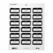 Étiquette de adresse de messagerie EDS Ehlers-Danl (Feuille entière)