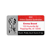 Étiquette de adresse de messagerie EDS Ehlers-Danl (Devant)