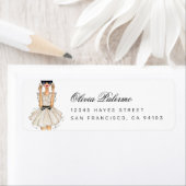 Étiquette de adresse de mode (En situation)