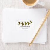 Étiquette de adresse de Noël (En situation)