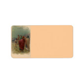 Étiquette de adresse de Noël (Devant)