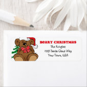 Étiquette de adresse de Noël Beary (En situation)