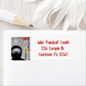 Étiquette de adresse de Paintball (En situation)