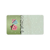 Étiquette de adresse de petits gâteaux de Noël (Devant)