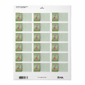 Étiquette de adresse de petits gâteaux de Noël (Feuille entière)