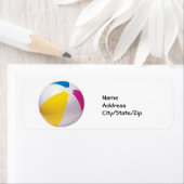 ÉTIQUETTE DE ADRESSE DE PLAGE (En situation)