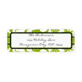 Étiquette de adresse de point d'aiguillage de  de  (Devant)