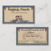 Étiquette de adresse de poupées de pays primitif (Devant / Derrière)