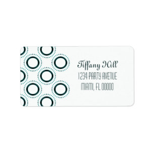 Étiquette de adresse de raffinement classique