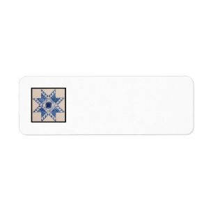 Étiquette de adresse de retour du bloc D d'édred