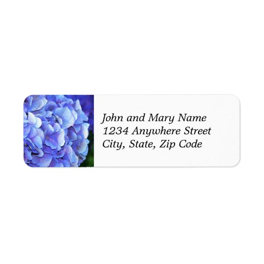 Étiquette de adresse de retour floral de fleur