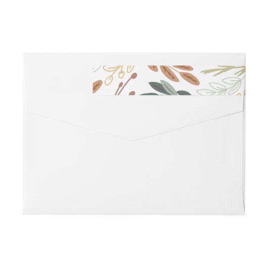 Étiquette de adresse de retour tellement (Dos)