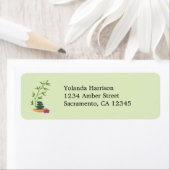 Étiquette de adresse de thème spa (En situation)