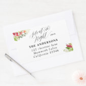 Étiquette de adresse de vacances de Noël Silent (i (Enveloppe)