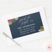 Étiquette de adresse de vacances de Noël Silent (i (Enveloppe)