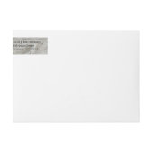 Étiquette de adresse de vacances Mistletoe (Devant)