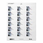 Étiquette de adresse de Whitefish Point (Feuille entière)