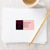 Étiquette de adresse d'élevage du cheval friésien (En situation)